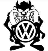 Taz VW Sticker (image for) Taz VW Sticker