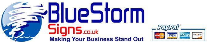 Bluestorm Signs (image for) Bluestorm Signs